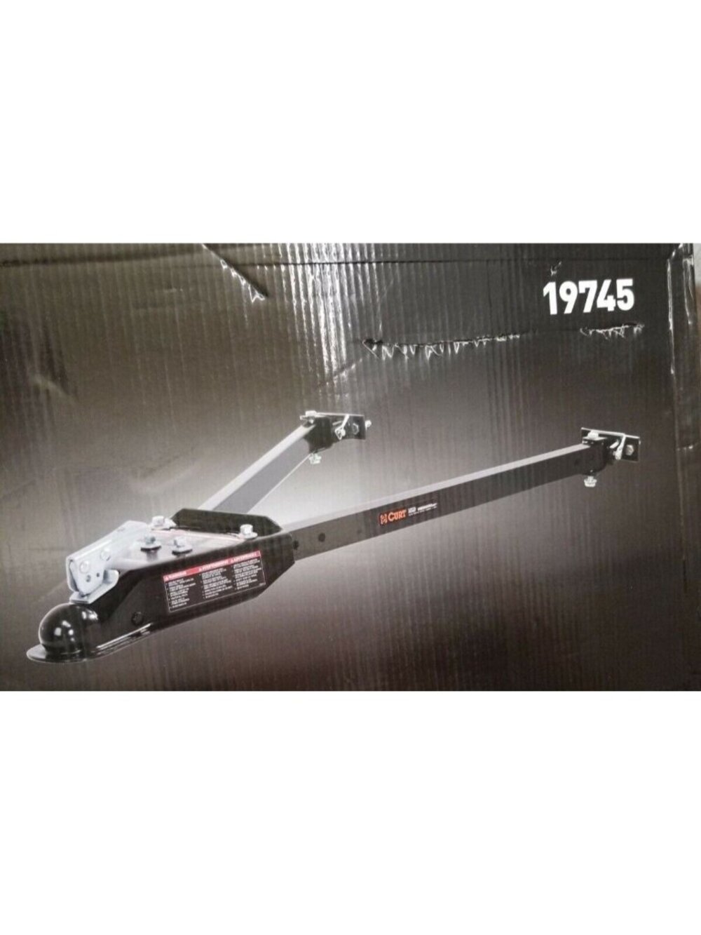 ✅19745 Curt Tow Bar Adjustable 26"-41" W Jeep Flat Tow bar 2" Coupler Receiver